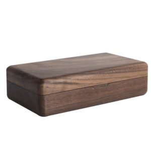 Jewelry Box — Compact Walnut-Color Wooden Case — main view