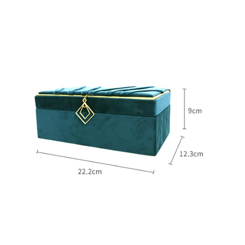 Jewelry Box — Blue Textured Dresser Chest — main view